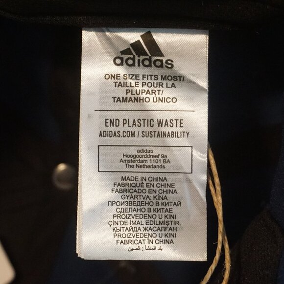 Adidas Golf Navy Performance Hat with White Embroidered Logo Men’s OSFM - Picture 9 of 12